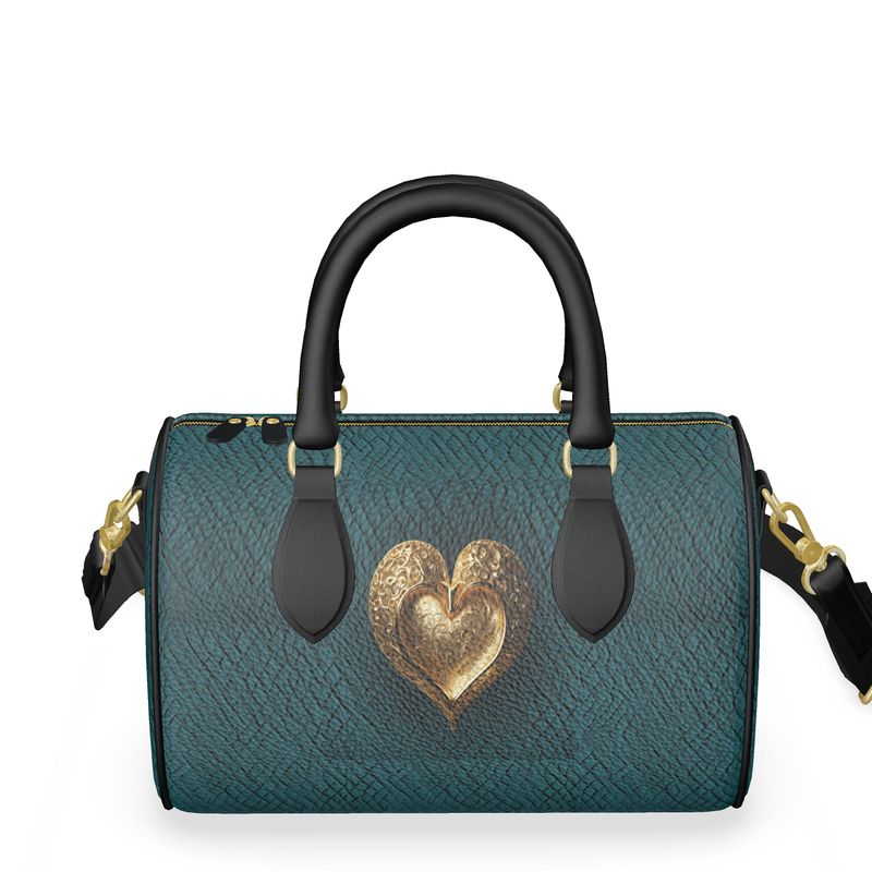 PGP Holiday 2025 Collectors Series - Hecate Mini Barrel Bag  - Lush Teal Waffle Design Nappa