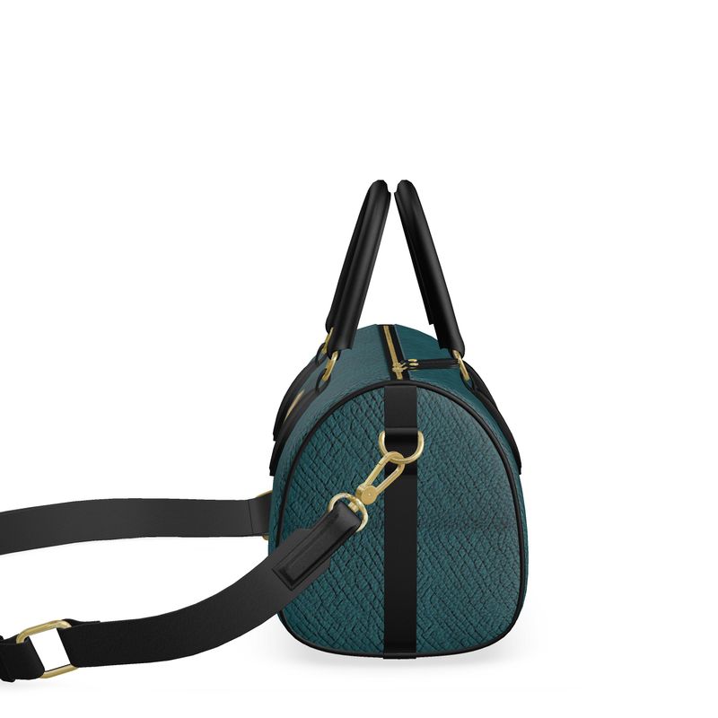 PGP Holiday 2025 Collectors Series - Hecate Mini Barrel Bag  - Lush Teal Waffle Design Nappa