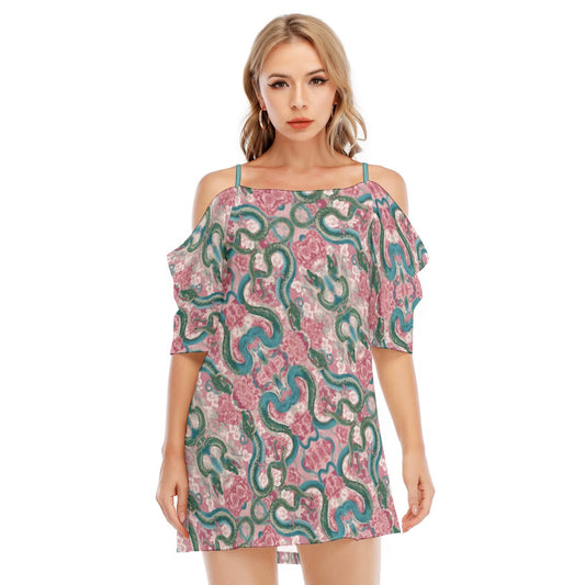 PGP Holiday Medusa Cami Dress | Lunar Garden Blush, Sky & Moon | Renewal, Simplicity & Balance