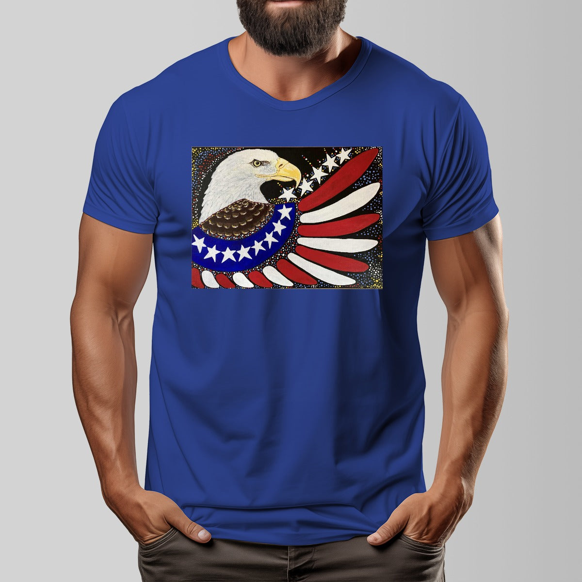 Margeaux 1776 Art Quality Unisex O-Neck Cotton T-Shirt – 180GSM DTF Print from PGP Holiday