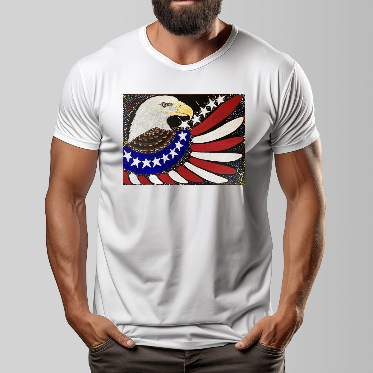 Margeaux 1776 Art Quality Unisex O-Neck Cotton T-Shirt – 180GSM DTF Print from PGP Holiday