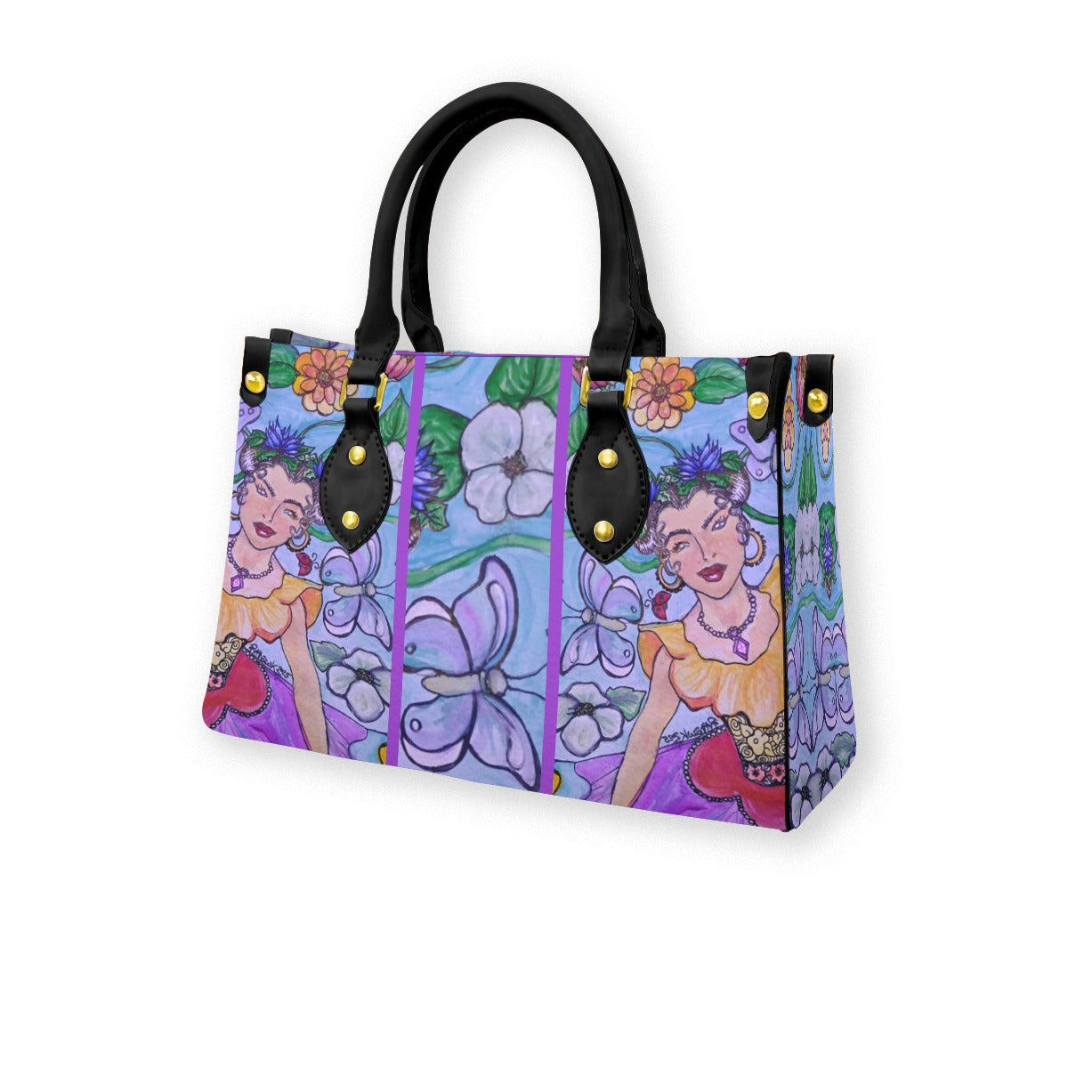 PGP Holiday Rochelle ¡Vive Mexico! Tote Bag With Black Handle