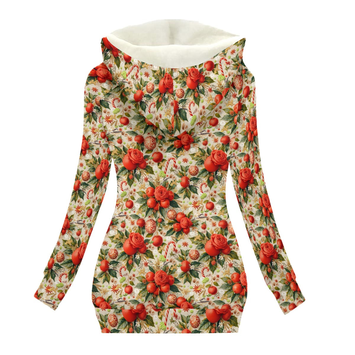 PGP Holiday Spice Christmas Women’s Hooded Zip-Up Jacket With Fleece Lining — Voted #1