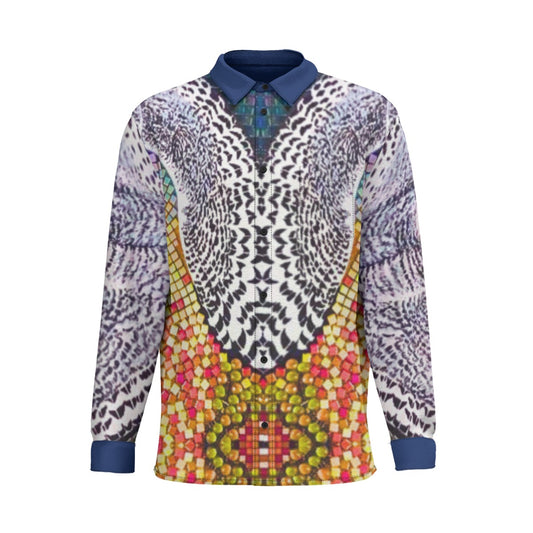 PGP Holiday Margeaux Flaxesque Men's Button-Down Shirt – March Limited Edition IWD Long Sleeve Shirt