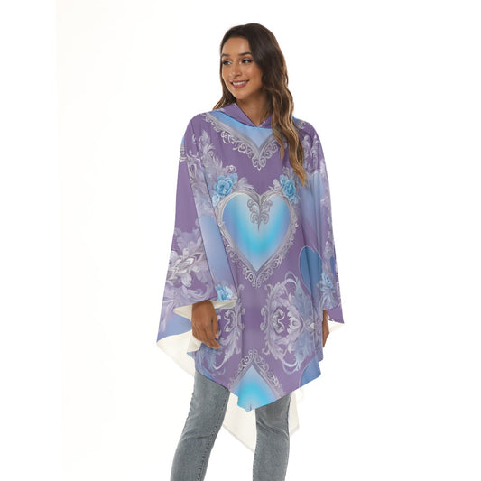 PGP Holiday She Prefers Silver Line - Cloud - Unisex Moon Shadow Hooded Cloak