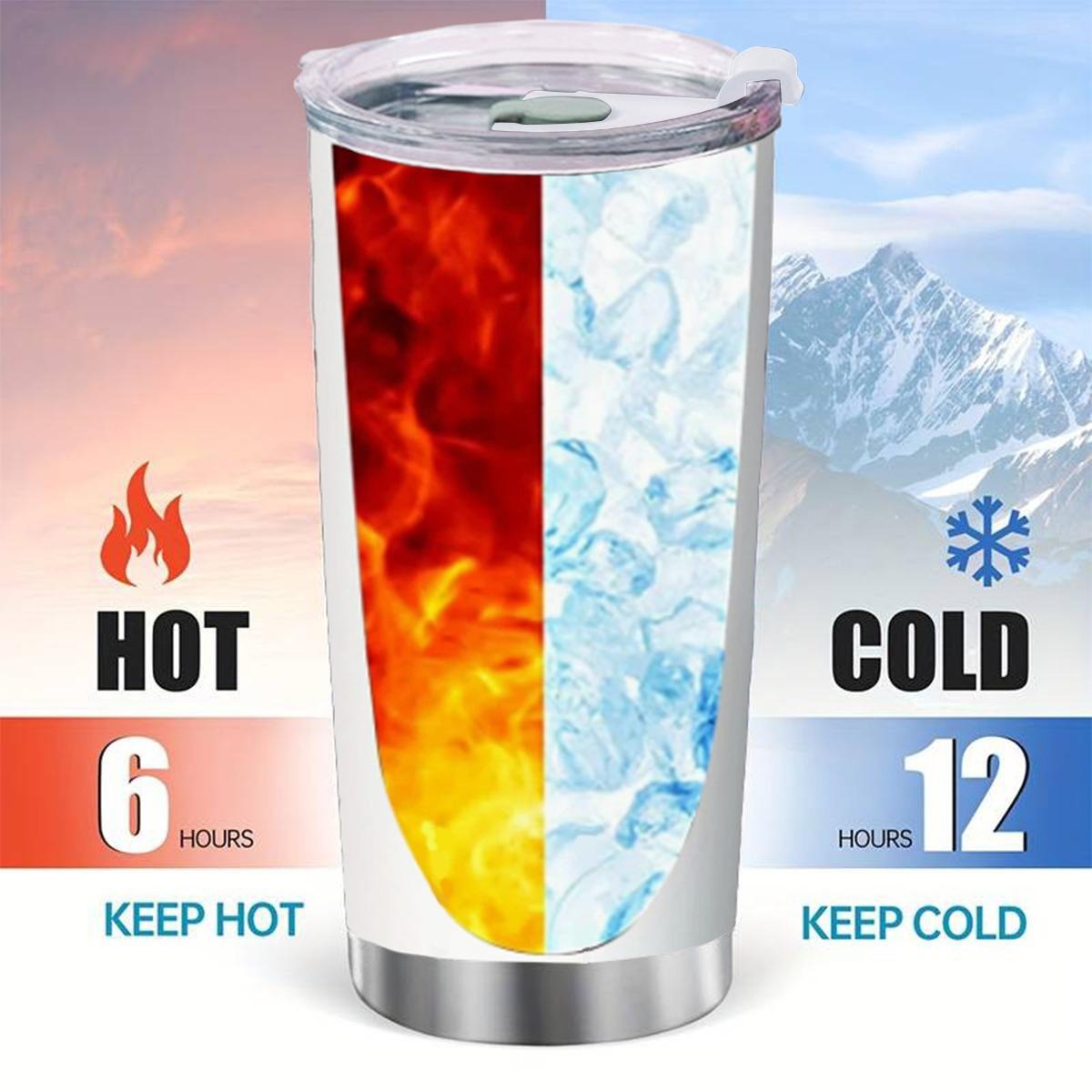 Margeaux Wooly Wonderland Custom 20oz Tumbler With Sliding Lid