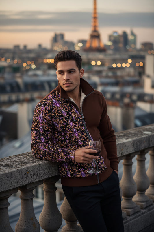 PGP Holiday Healing Luxury Sherpa Fleece Full-Zip Jacket