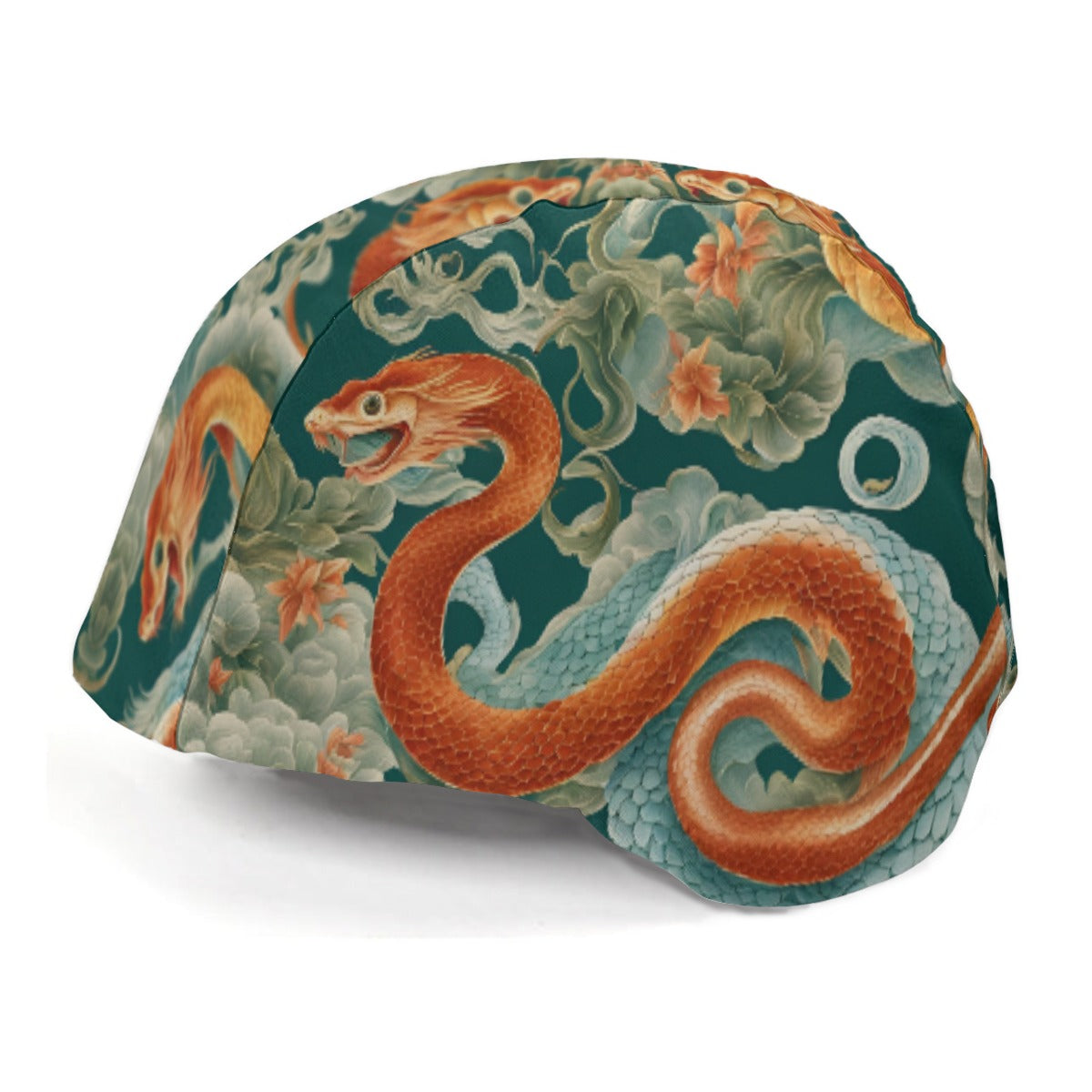 PGP Holiday Unisex Multifunctional Helmet Cap | Jade Fortune Green & Aqua | Health, Wealth & Abundance