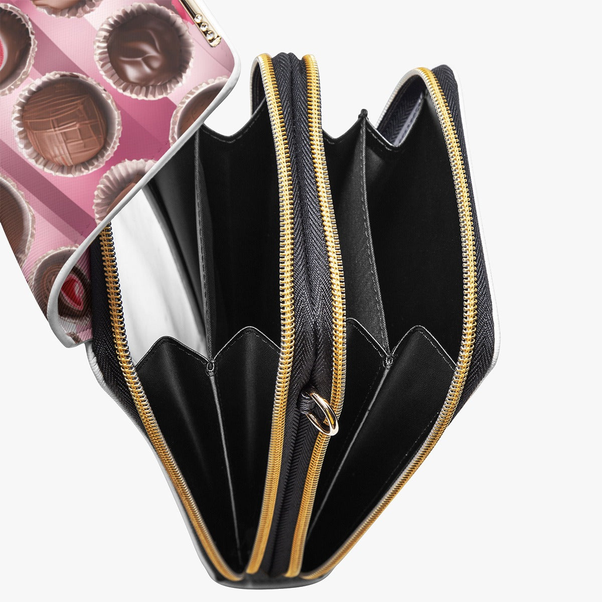 PGP Holiday Valentine's Candy Cross Body Phone Bag | Stylish PU Leather Handbag with 4 Compartments