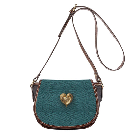 PGP Holiday 2025 Hecate Tambourin Bag With Single Strap - Lush Teal Waffle Texture