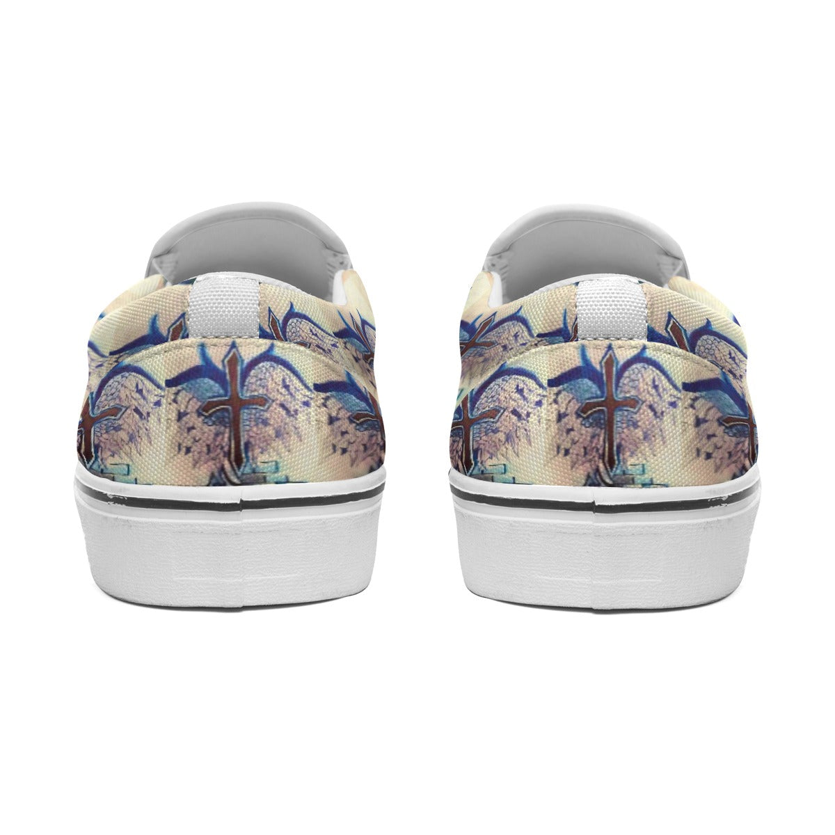PGP Holiday Stacy Lee Faith Slip-On Sneakers – Comfortable Canvas Shoes