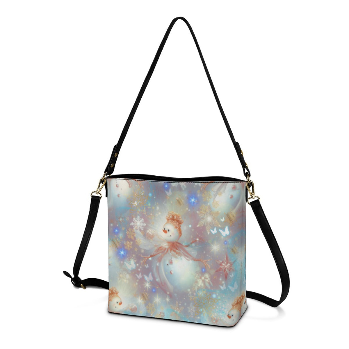 PGP Holiday Many A Wish Minimalist Square Crossbody Bucket Bag - Voted #1