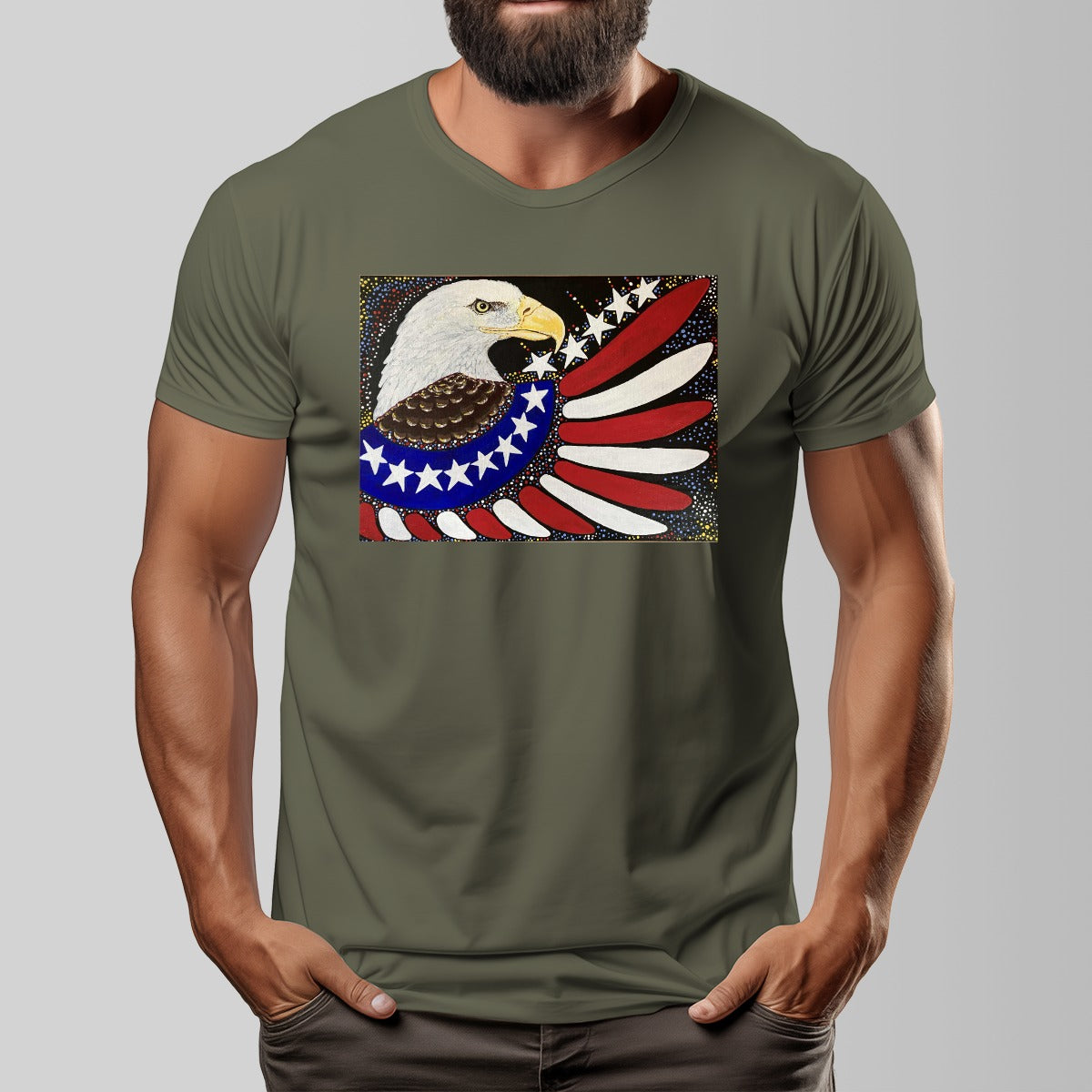 Margeaux 1776 Art Quality Unisex O-Neck Cotton T-Shirt – 180GSM DTF Print from PGP Holiday