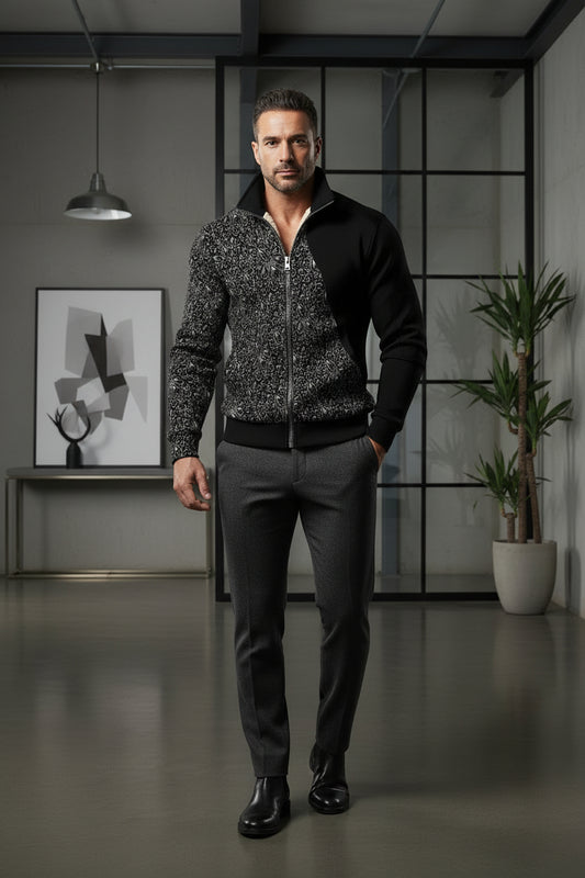 PGP Holiday Resolve Men’s Thick Knit Fleece Jacket