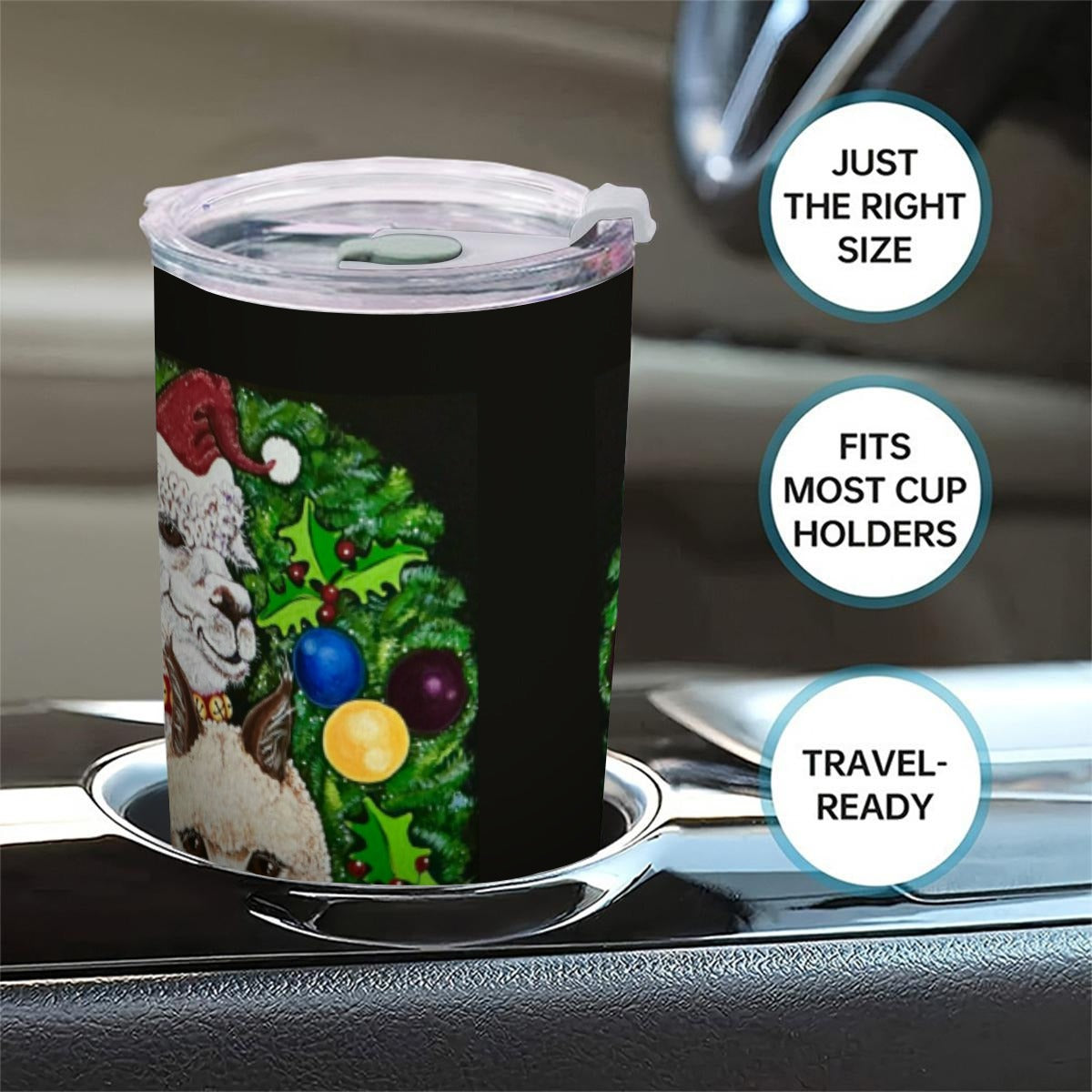 Margeaux Wooly Wonderland Custom 20oz Tumbler With Sliding Lid