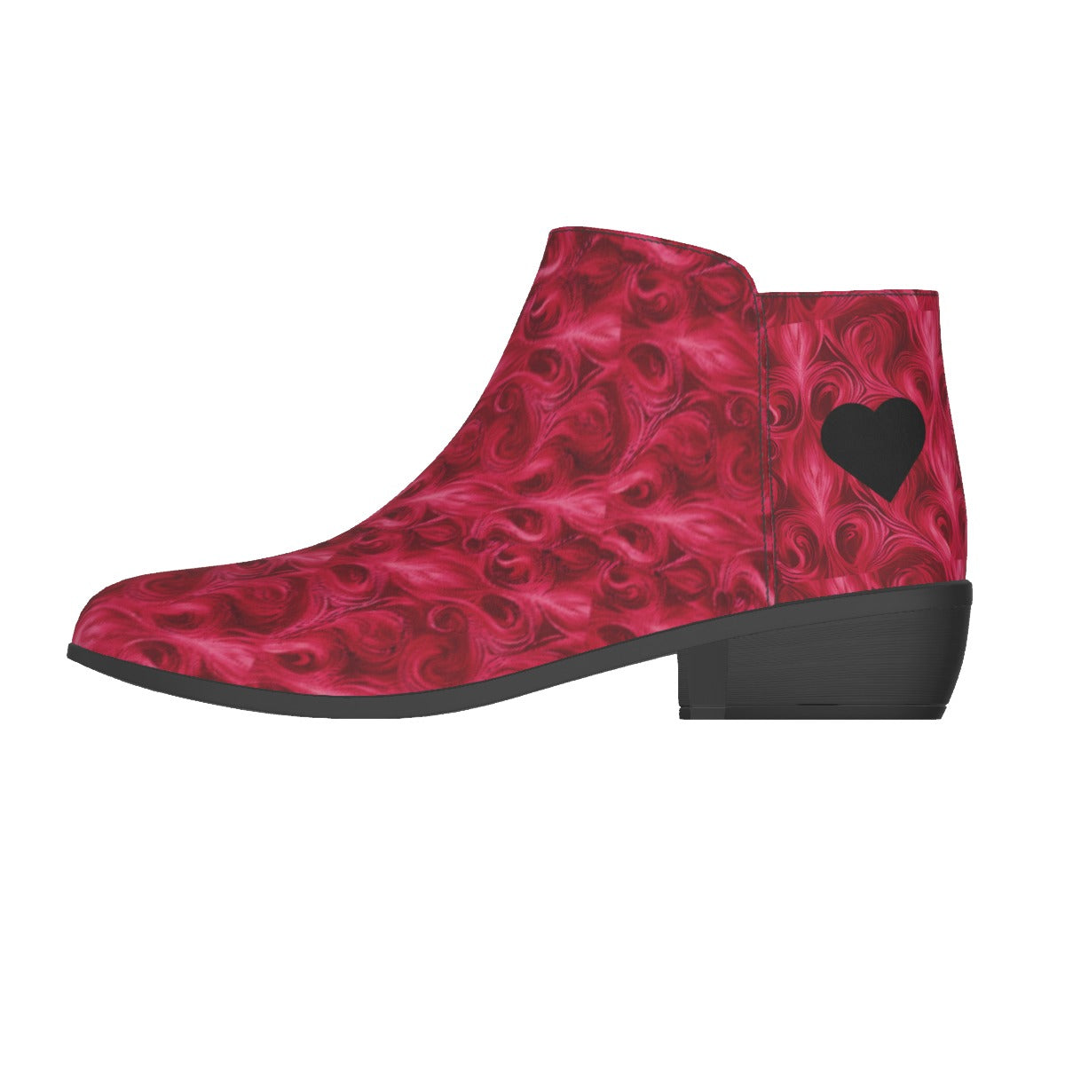 Kiss My Heart Goodbye  Jackpot Design | Women's Half Zip Fashion Boot | Micro Suede & Anti-Slip Sole