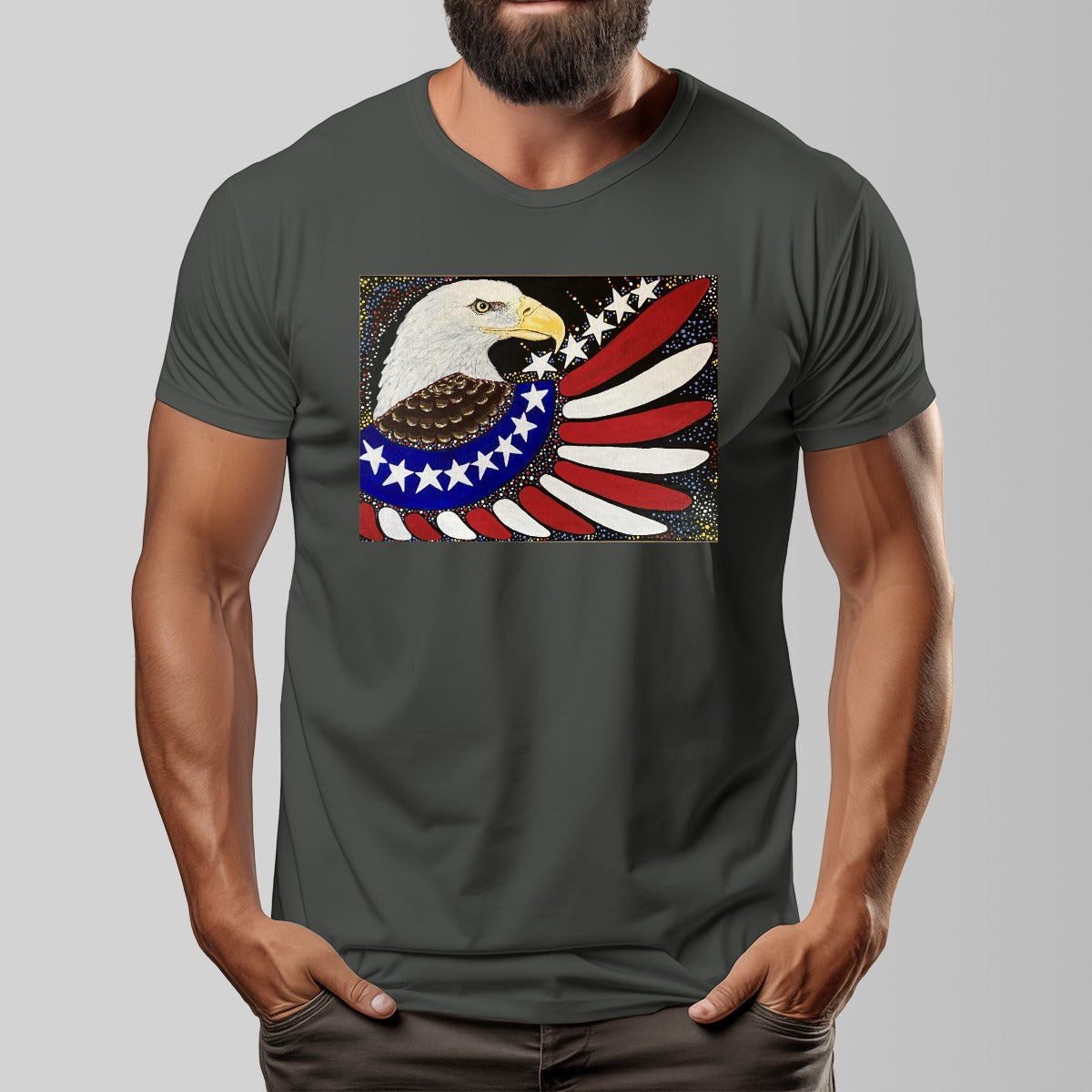 Margeaux 1776 Art Quality Unisex O-Neck Cotton T-Shirt – 180GSM DTF Print from PGP Holiday