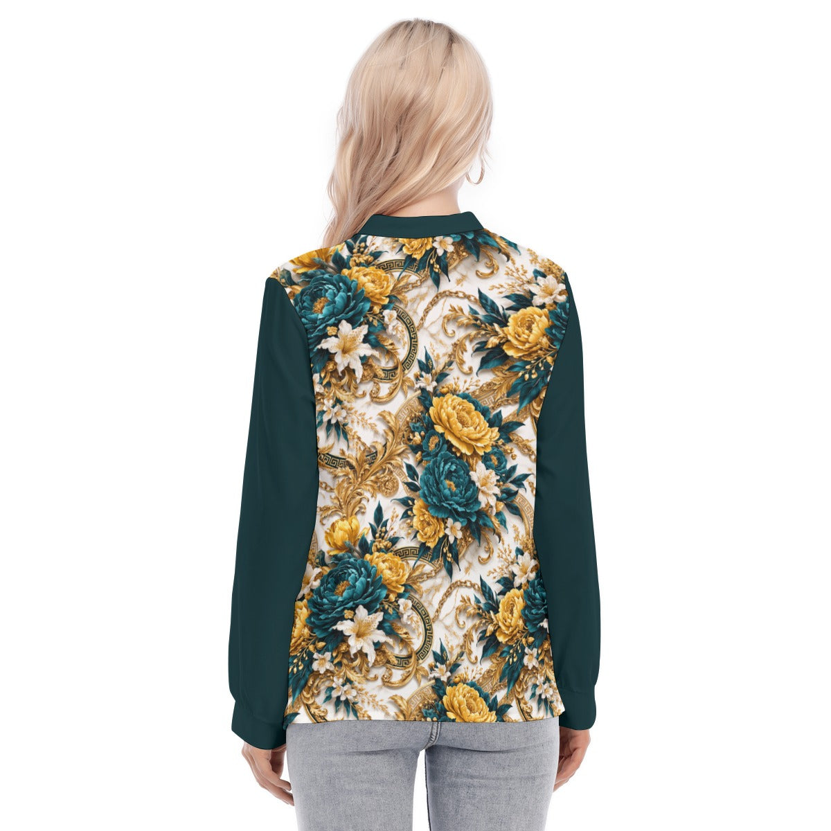PGP Holiday WANDERSPRING Intuition Baroque Floral Women’s Blouse