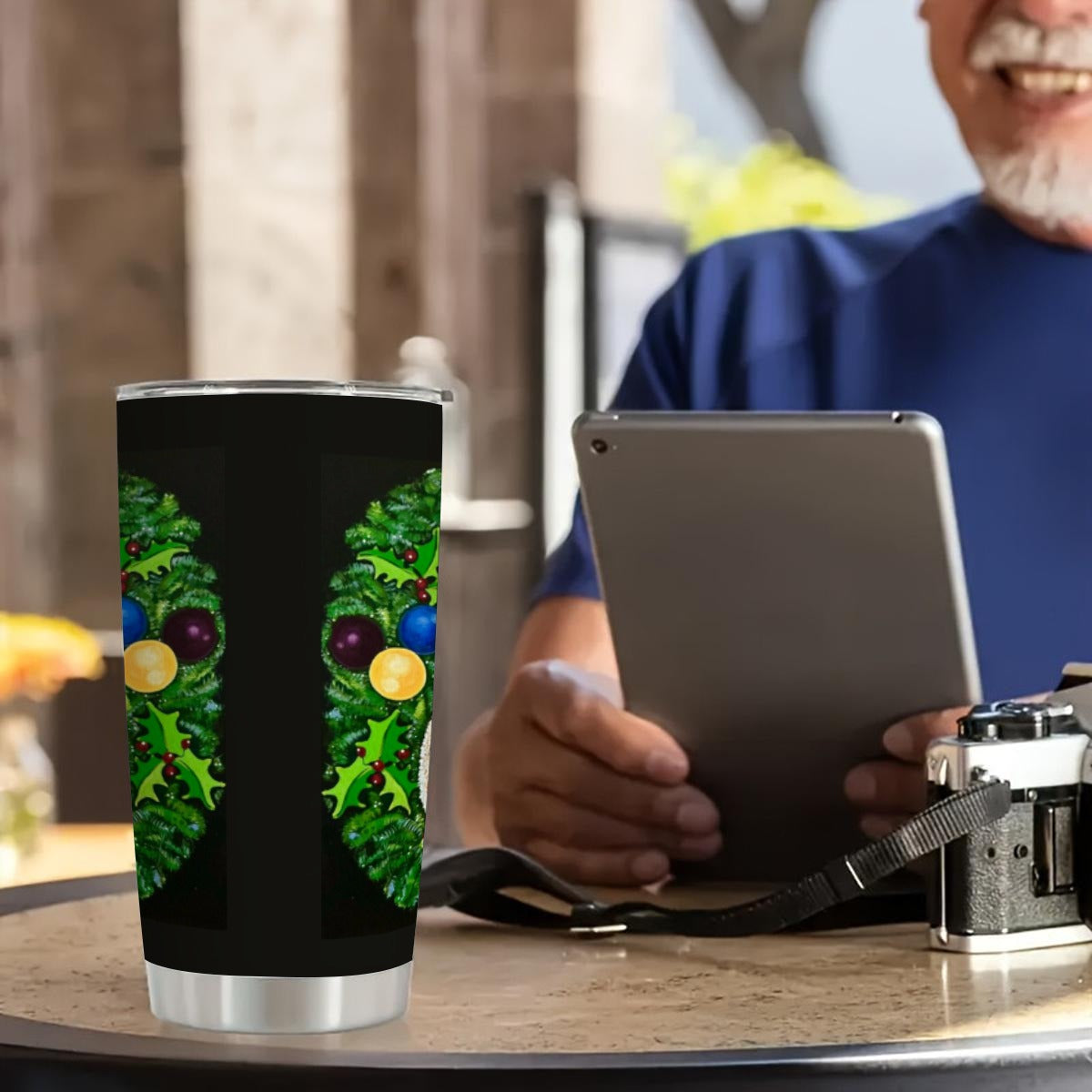 Margeaux Wooly Wonderland Custom 20oz Tumbler With Sliding Lid