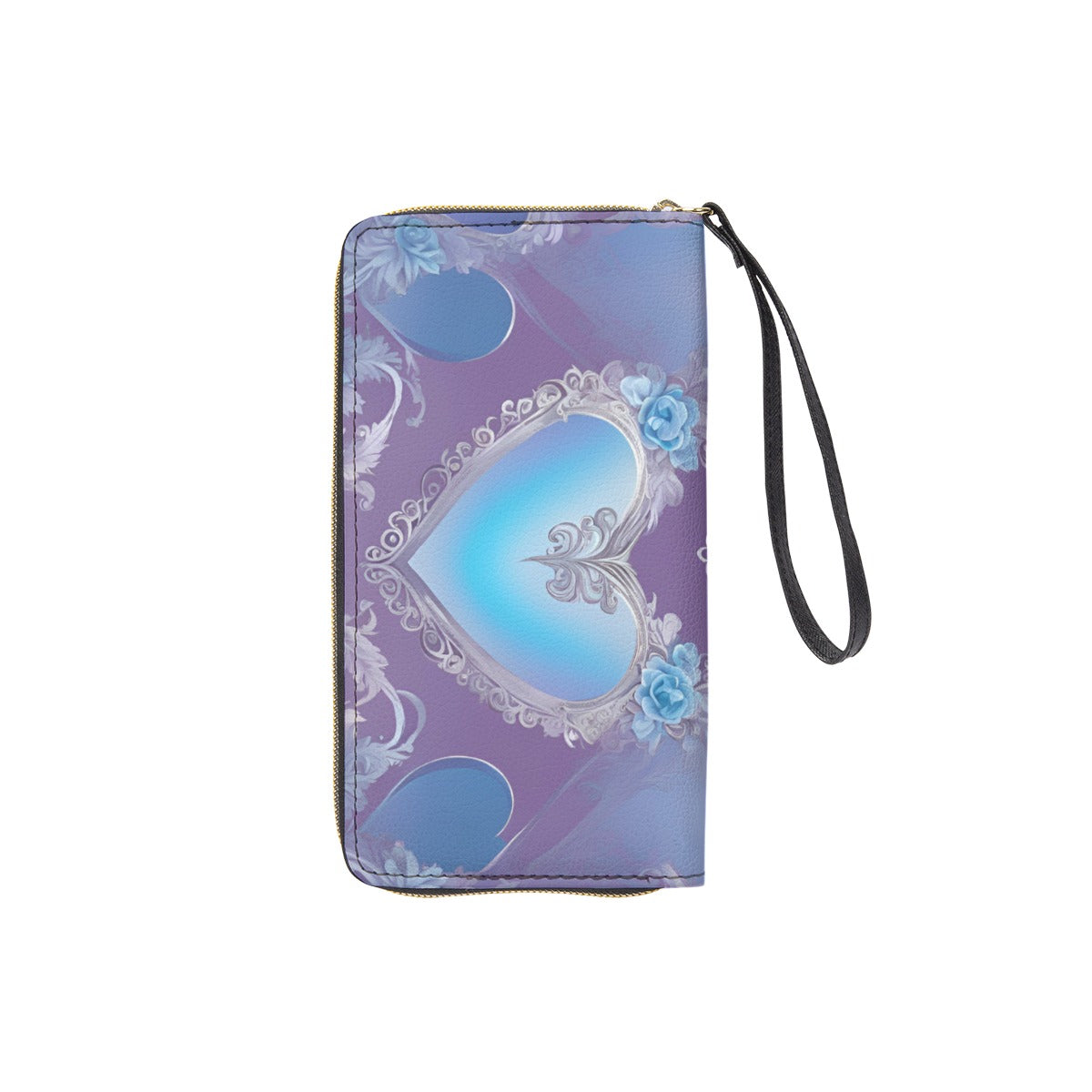 PGP Holiday She Prefers Silver Line - Cloud - Folio Wallet with Wrist Strap