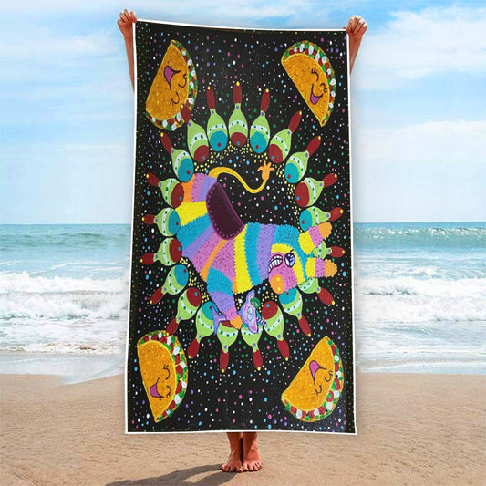PGP Holiday Margeaux Piñata Cantina Towel 120x180cm(47.2"x70.9")