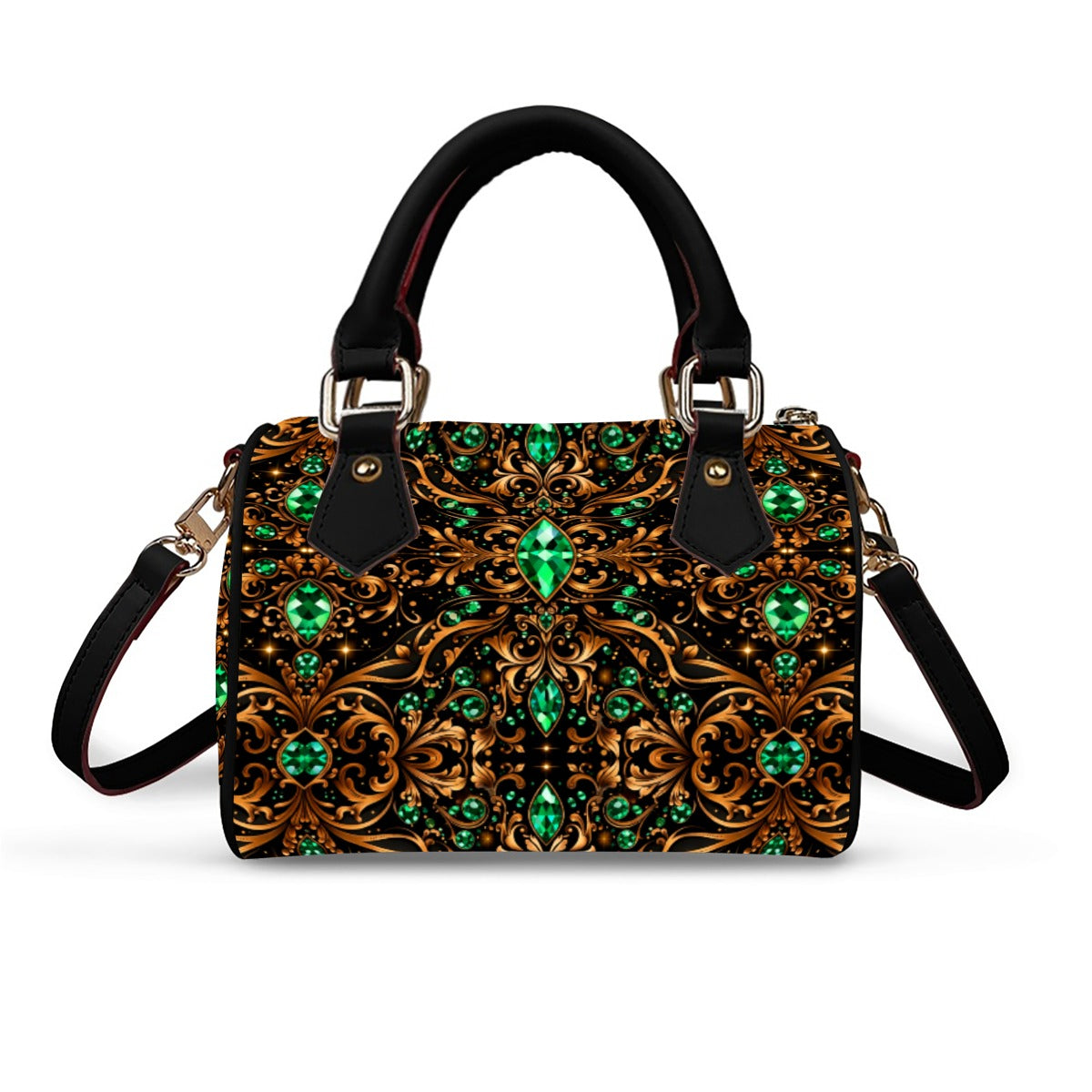 PGP Holiday Growth Classic Barrel-Shaped Handbag