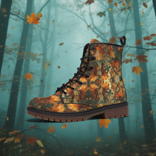 PGP Holiday Kerridwen Women's Martin Short Boots | Stylish Vegan Leather Autumn Boots