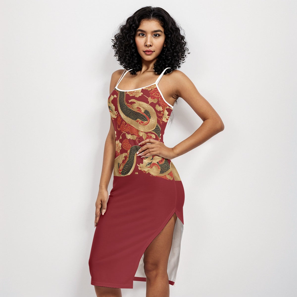 PGP Holiday Lunar Balance Back Cross Cami Dress - Elegance with a Sexy Twist