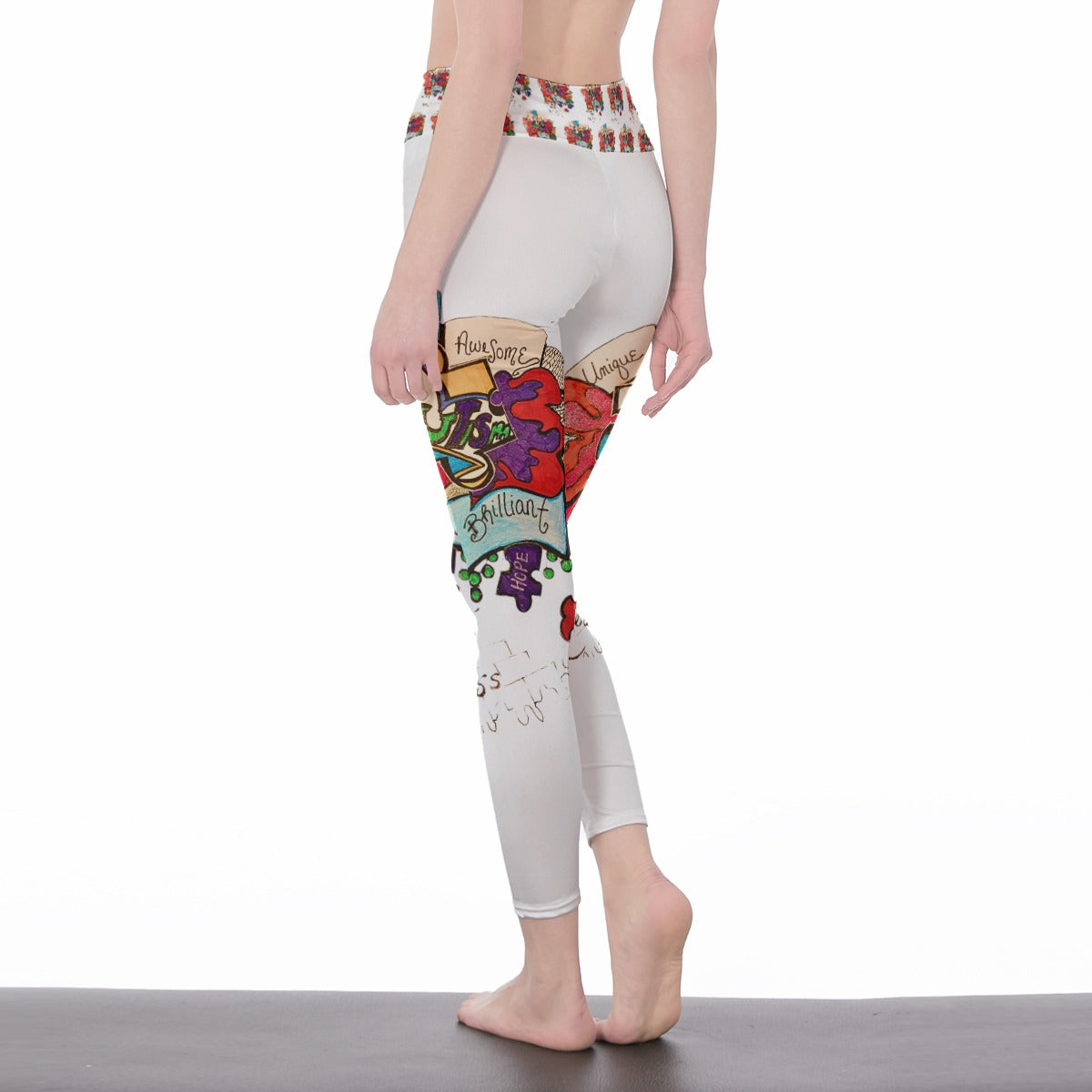 PGP HOLIDAY Stacy "Be You" High Waist Leggings | Side Stitch Closure