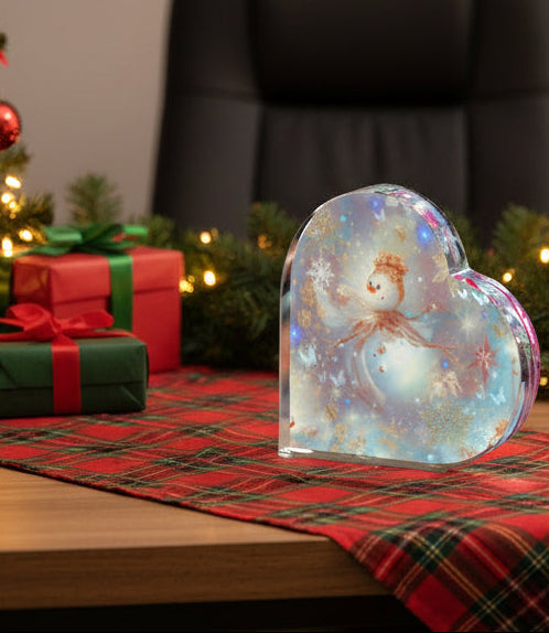 PGP Holiday Many A Wish Heart-Shaped Acrylic Desktop Ornament — Voted #1