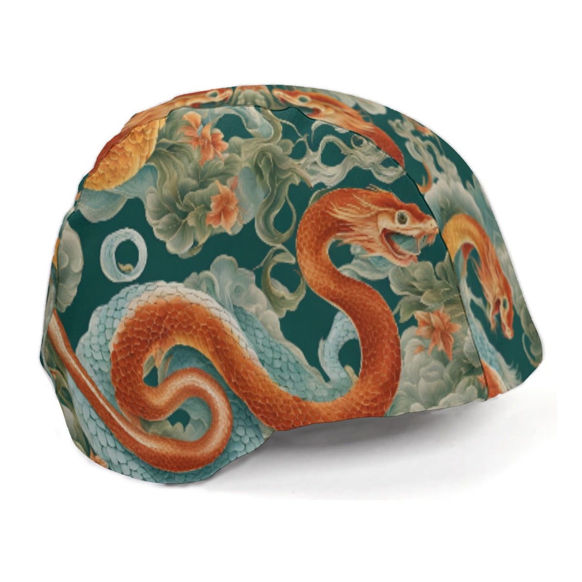 PGP Holiday Unisex Multifunctional Helmet Cap | Jade Fortune Green & Aqua | Health, Wealth & Abundance