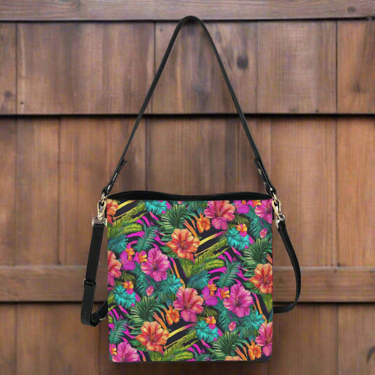 PGP Holiday Fiesta Salvaje Minimalist Square Crossbody Bucket Bag – Effortless Style for Cinco de Mayo & Beyond