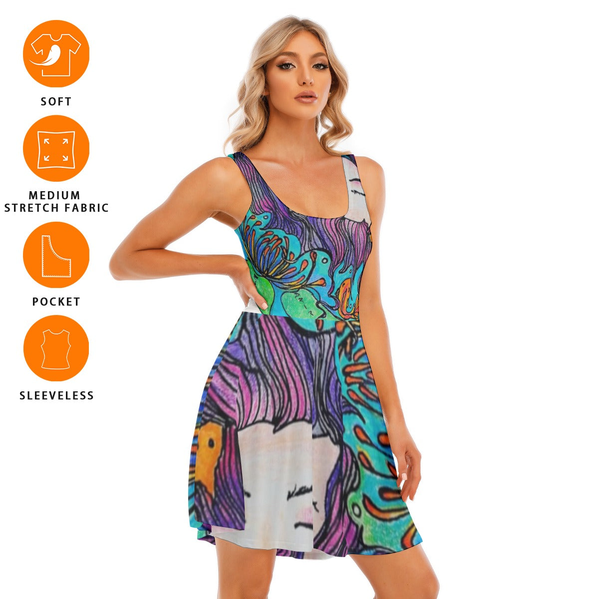Rochelle Wishing Well Tank Dress