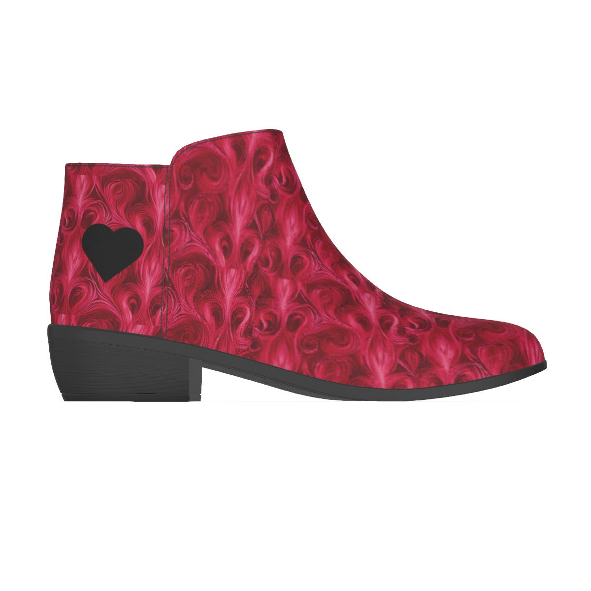 Kiss My Heart Goodbye  Jackpot Design | Women's Half Zip Fashion Boot | Micro Suede & Anti-Slip Sole