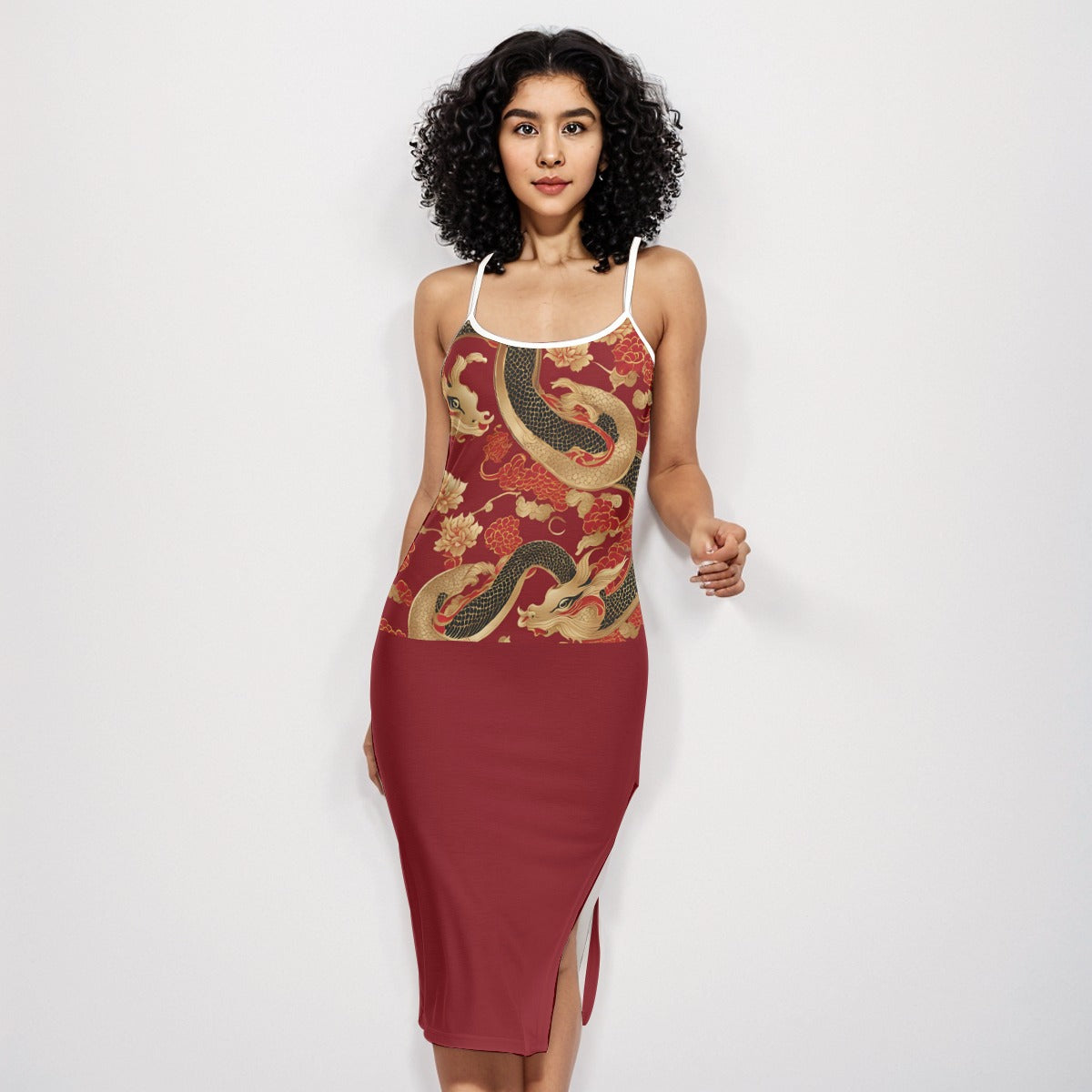 PGP Holiday Lunar Balance Back Cross Cami Dress - Elegance with a Sexy Twist