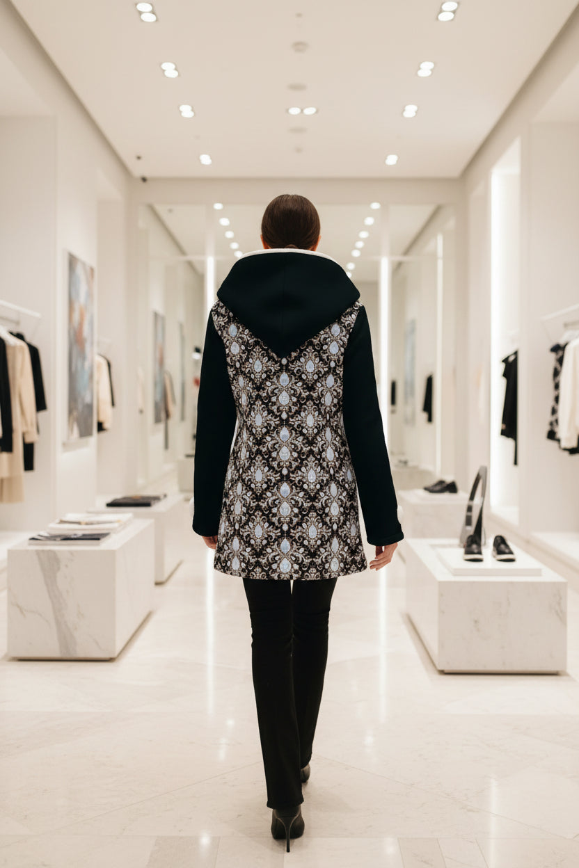 PGP Holiday Renewal Women’s Hooded Double-Breasted Winter Coat