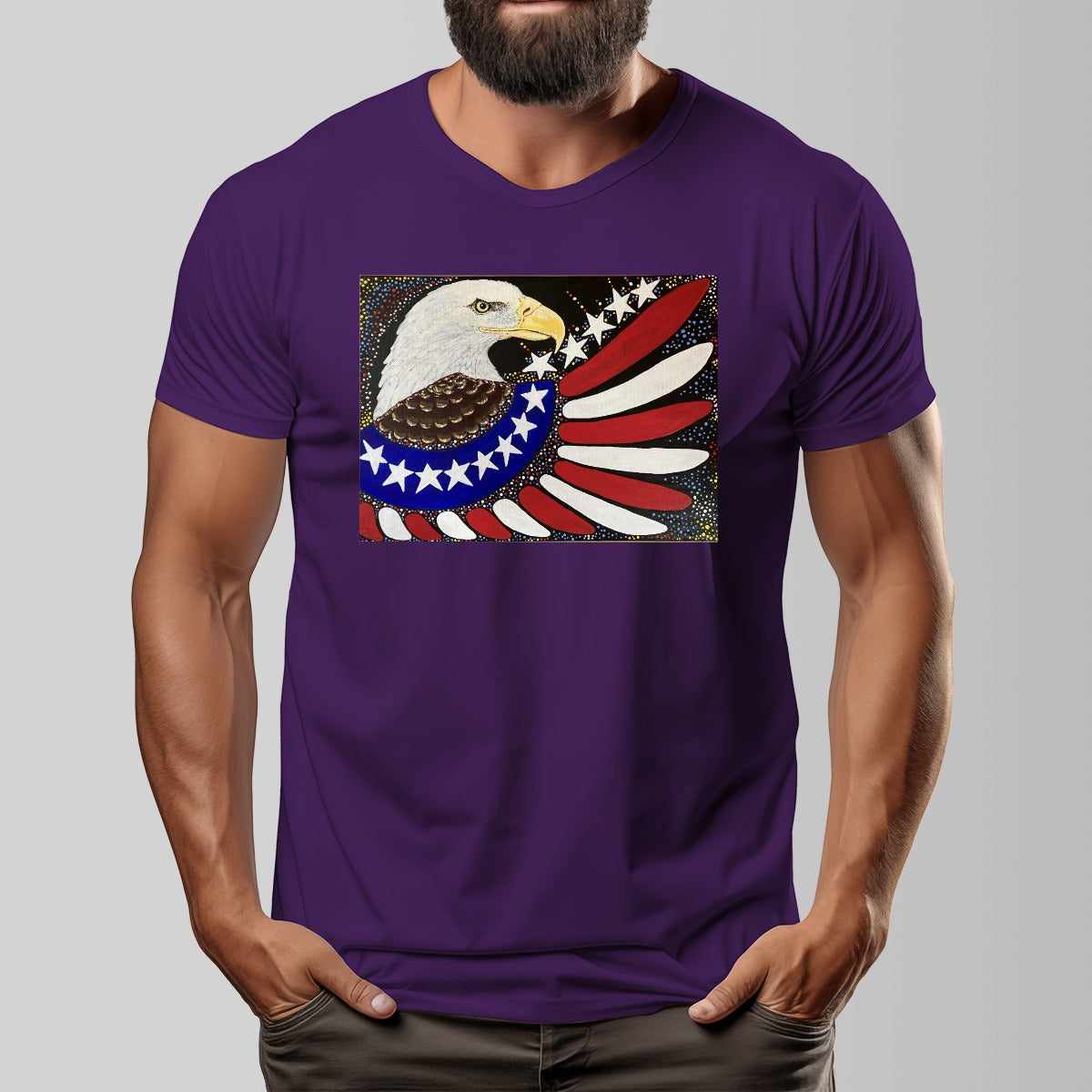 Margeaux 1776 Art Quality Unisex O-Neck Cotton T-Shirt – 180GSM DTF Print from PGP Holiday