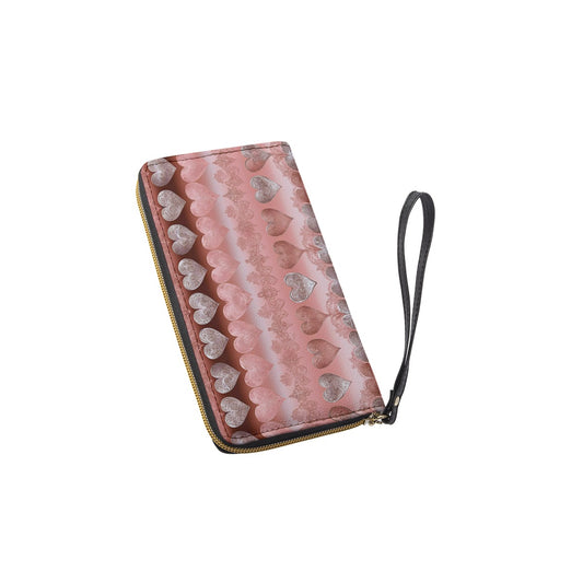 PGP Holiday She Prefers Silver Line - Black Tea - Folio Wallet with Wrist Strap