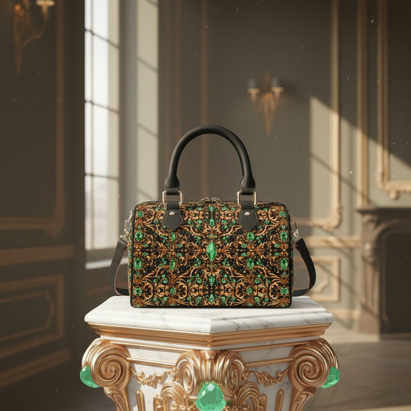 PGP Holiday Growth Classic Barrel-Shaped Handbag