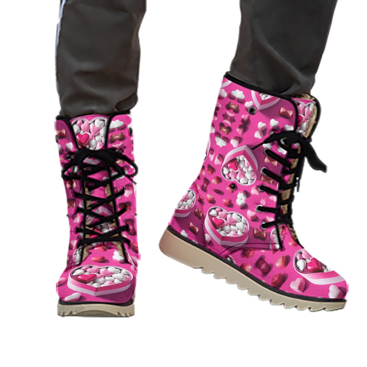 PGP Holiday Valen-Floof Women’s Plush Boots - Ame-no-Uzume Design