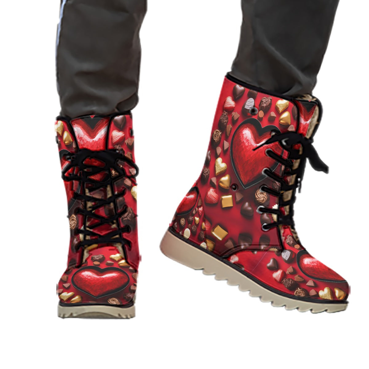 PGP Holiday Valen-Floof Women’s Plush Boots - Venus Design