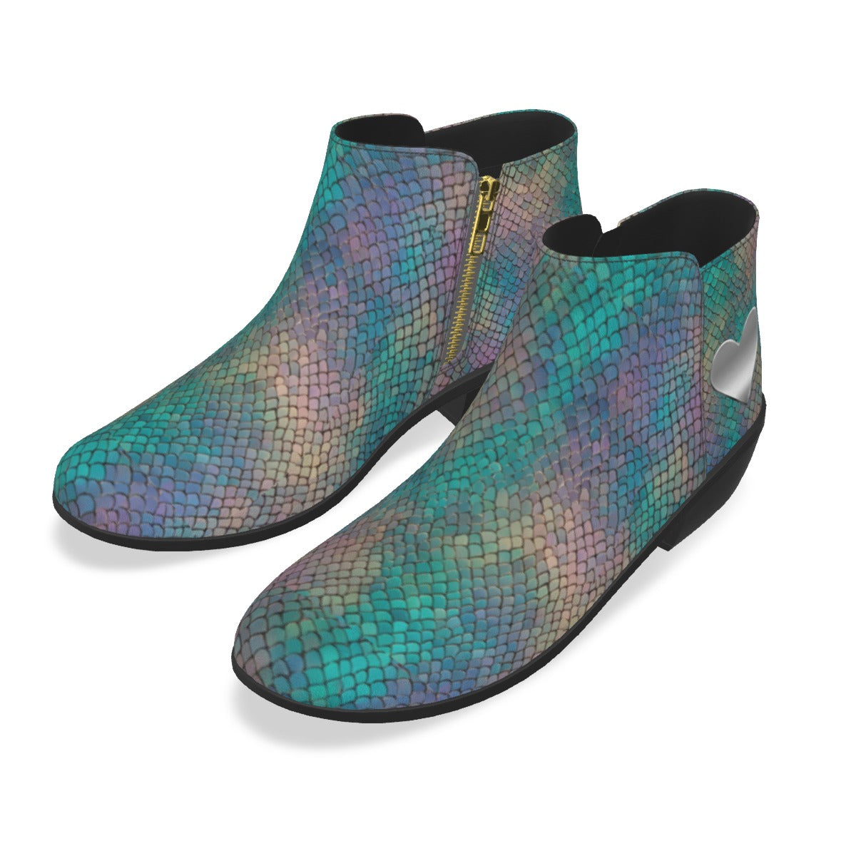 Kiss My Heart Goodbye - Women's Opal Half Zip Fashion Boot | Micro Suede & Anti-Slip Sole
