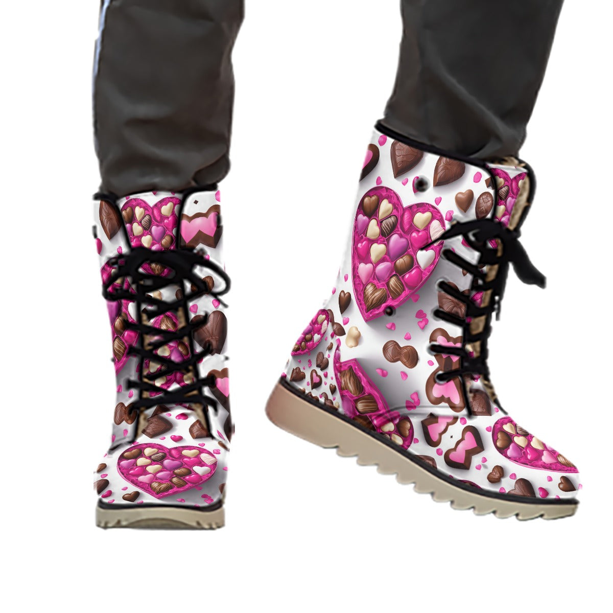 PGP Holiday Valen-Floof Women's Plush Boots - Xi Shi Pattern