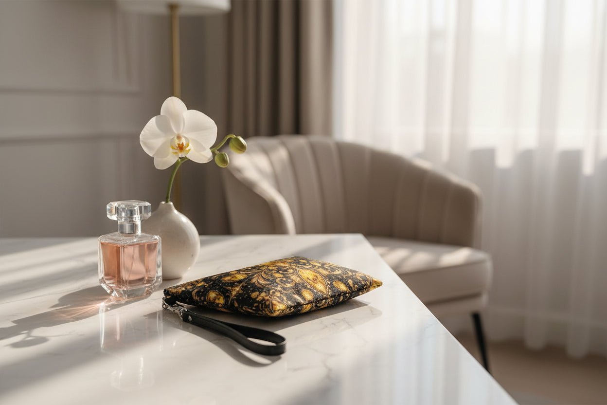 PGP Holiday Confidence Cosmetic Bag with Black Handle