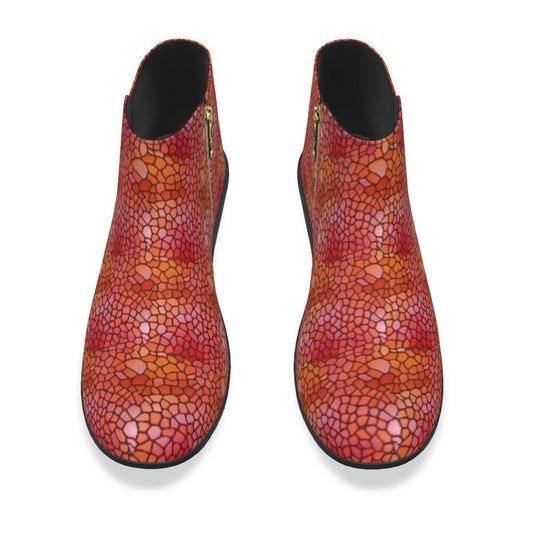 Kiss My Heart Goodbye - Women's Sahara Half Zip Fashion Boot | Micro Suede & Anti-Slip Sole