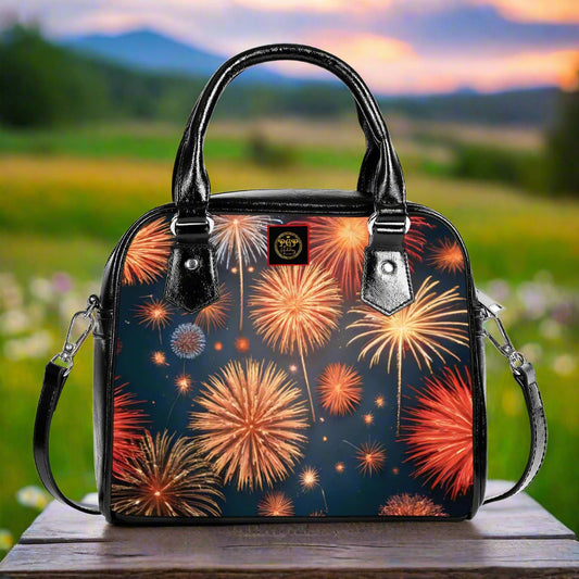 PGP Holiday "Julybilee"  Multi-Wear Handbag Convertible Shoulder Tote Elegant Summer Accessory