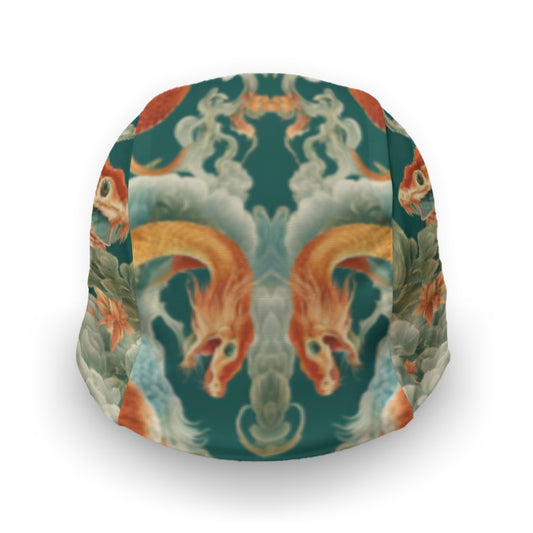 PGP Holiday Unisex Multifunctional Helmet Cap | Jade Fortune Green & Aqua | Health, Wealth & Abundance