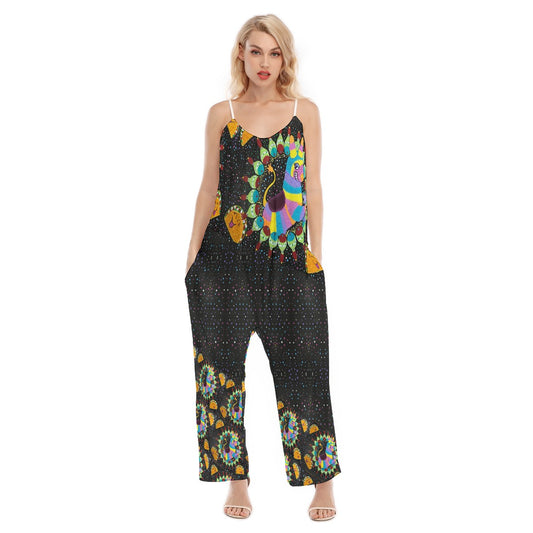 PGP Holiday Margeaux Piñata Cantina Loose Cami Jumpsuit