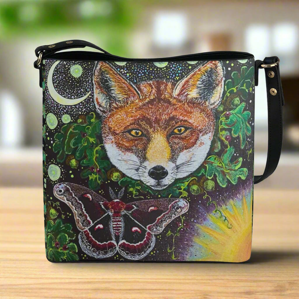 Margeaux Foxfire Crossbody Bucket Bag