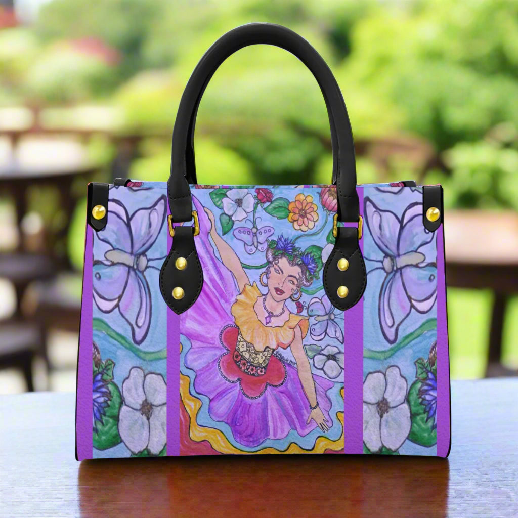 PGP Holiday Rochelle ¡Vive Mexico! Tote Bag With Black Handle